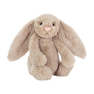 Jellycat害羞米色邦尼兔毛绒玩具安抚玩偶睡觉抱枕公仔生日礼物