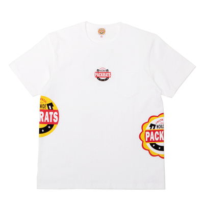 ss20logo美式圆筒印花口袋短袖