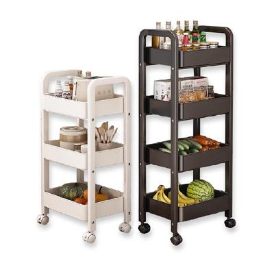 厨房置物架落地放菜小推车
