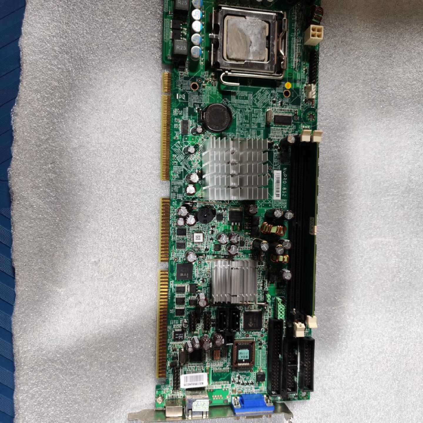 议价凌华原装 NUPRO-852 集成网卡 工控长卡主板  带内存CPU