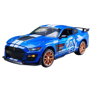 1:24福特野马蝰蛇GT仿真汽车模型合金车模美式肌肉车摆件男玩具车