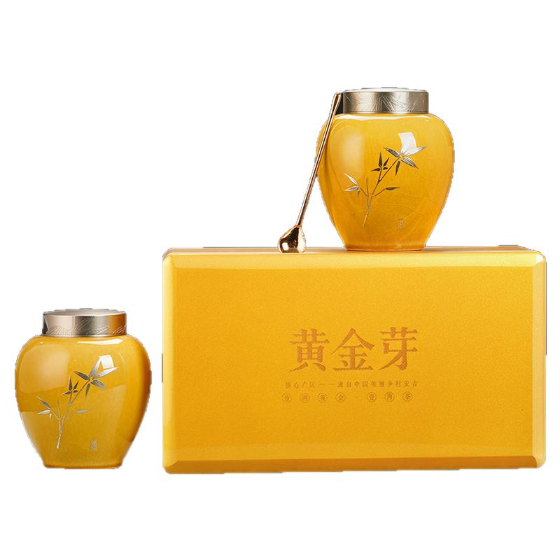 宋品黄金芽茶叶安吉春茶明前礼盒