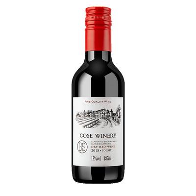 小瓶红酒迷你礼盒装187ml 官方正品赤霞珠干红葡萄酒微醺晚安小酒