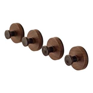 胡桃木纹吸盘免打孔门后挂钩挂衣钩高级壁挂墙上单钩玄关强力粘钩