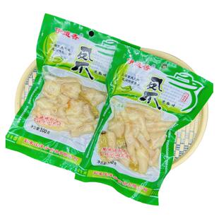 伊道香泡椒凤爪大包装100g山椒鸡脚鸡拐骨混合办公室泡鸡爪子零食