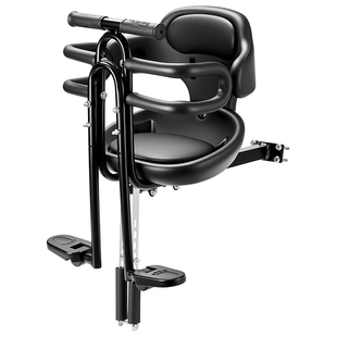 山地公路折叠自行车儿童座椅前置共享单车宝宝安全坐椅带小孩婴儿