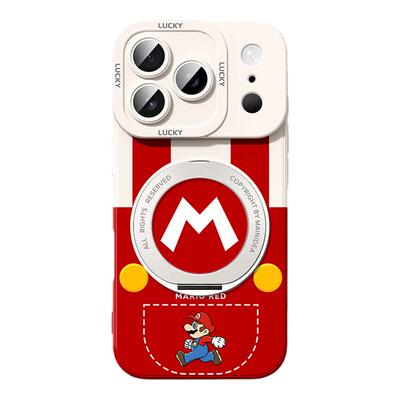 苹果17promax手机壳带支架iPhone16e磁吸ip18/15pro新款i14/13全包12mini11适用8plus7套xr/x6s外壳se3/2air