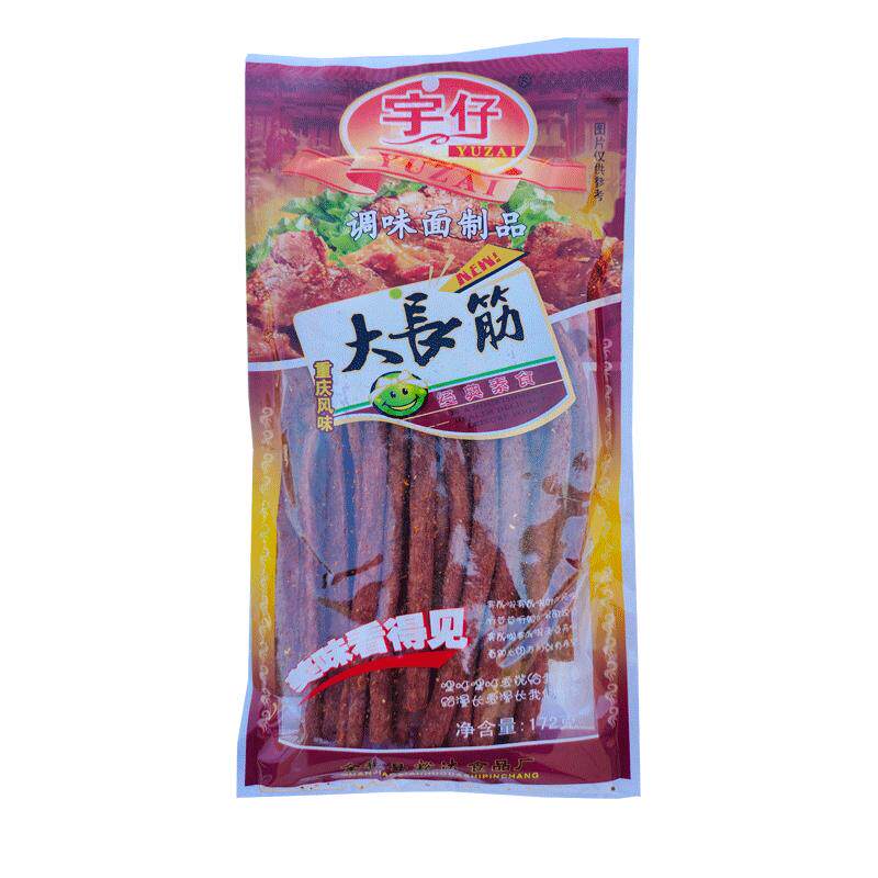 宇仔大长筋辣条大袋装劲道麻辣湖南面筋童年重庆风味零食品大长今