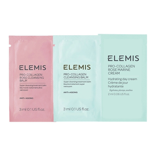 【天猫U先】ELEMIS艾丽美玫瑰卸妆膏3g+胶原卸妆膏3g+玫瑰面霜2ml
