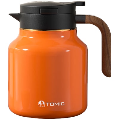 特美刻茶水分离纯钛茶仓闷泡壶