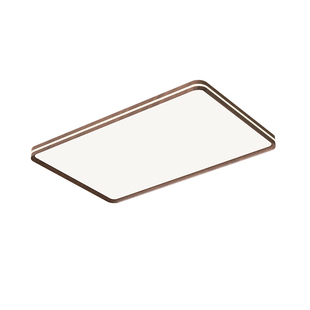 2025中古风客厅吸顶灯现代简约大气铝材长方形主灯书房卧室灯具