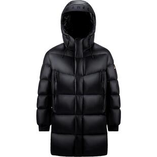 骆驼飞金鹅绒服男冬季2025新款中长款羽绒服加厚保暖防寒男装外套