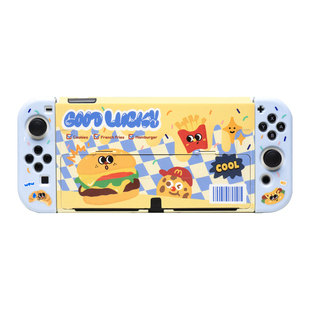 热量派对适用switch2保护套switch oled保护壳NS硬壳软手柄任天堂