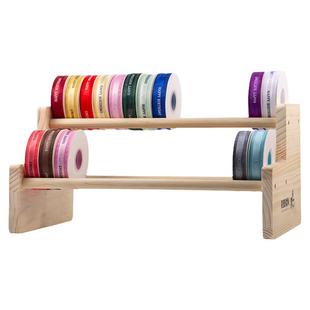 烘焙良品丝带架子蛋糕织带彩带亚克力收纳盒缎带鲜花束绸带收纳架