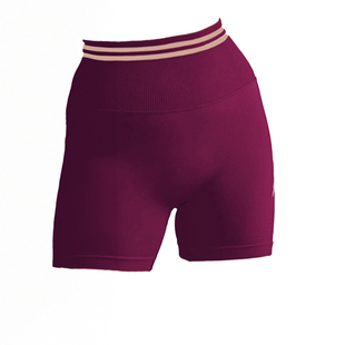 现货清仓DYE SHORTS欧美风高腰褶皱速干健身举铁多巴胺紧身短裤