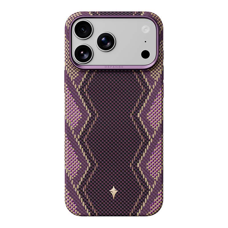 紫微权杖】决色适用苹果18promax手机壳新款iPhone18pro系列凯夫拉碳纤维纹皮质触控按键17PM磁吸超薄外壳