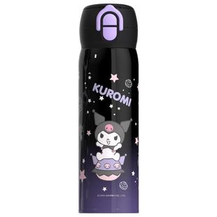 日本泰福高美乐蒂儿童保温杯女316学生上学专用水杯便携吸管水壶