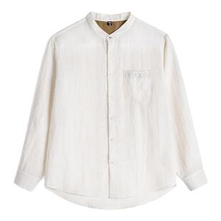 马登工装莱赛尔长袖衬衫天丝日系松弛感衬衣美式老钱风外套男士春