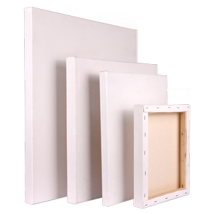 油画布框丙烯画布带框肌理画框练习油画颜料油画板亚麻纯棉油画框带画布实木内框定制大尺寸画框画材批发