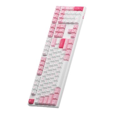 AKKO 3108RF晚樱机械键盘可爱女生粉色电竞办公无线2.4G电脑通用