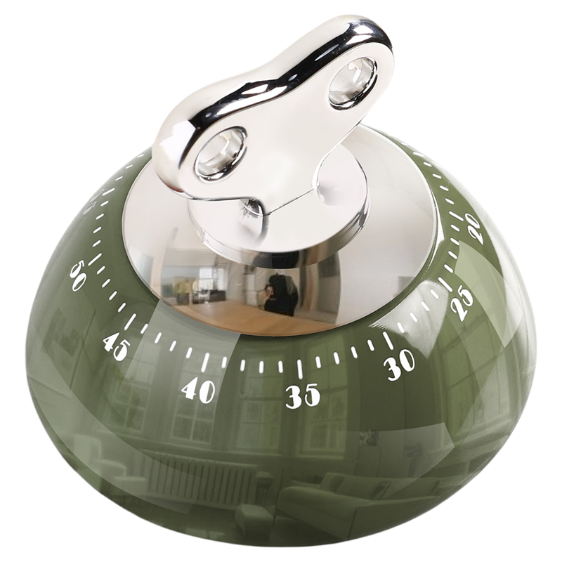 可磁吸！不需要电池的机械计时器
