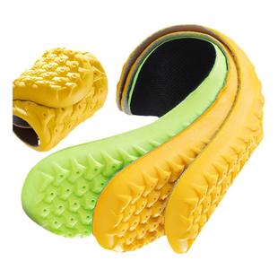 夏季凉感透气运动鞋垫男款气垫减震加厚吸汗防臭女乳胶硅胶踩屎感