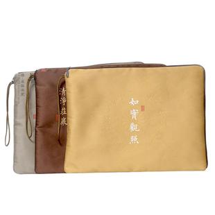 经书布袋子经书包大号双层收纳袋 抄经书袋收纳海青袋高品质丝绣