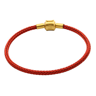 周家同款串珠配绳3mm手绳防水钢丝绳手链可穿转运珠diy编织细绳女