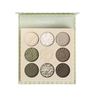 「cheerflor 天使浮雕」眼影盘2022年新款大地色眼影绿色蓝色眼影