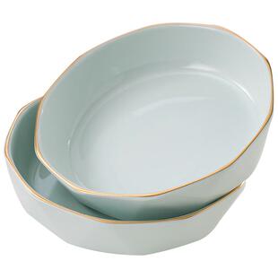 陶瓷加深蒸蛋窝盘子家用炖蛋羹网红轻奢新款2026餐具蒸饭菜碗碟子