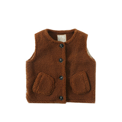 cutebunny宝宝冬装毛绒小孩百搭