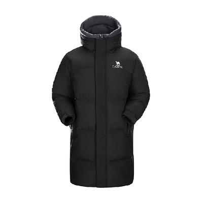 骆驼户外秋冬中长款羽绒服男装
