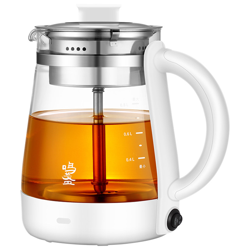 鸣盏蒸汽煮茶器全自动黑茶壶煮茶壶办公室安化黑茶电热玻璃养生壶