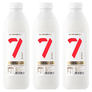 卡士007酸奶440g*6瓶小奶罐全家桶无蔗糖早餐原味酸奶组合装