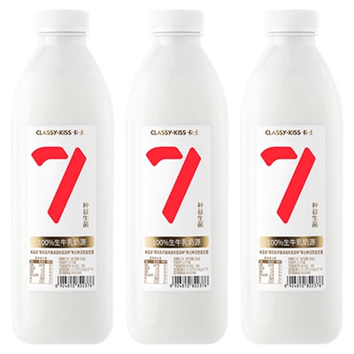 卡士007酸奶440g/1Kg小奶罐全家桶无蔗糖早餐原味酸奶组合装