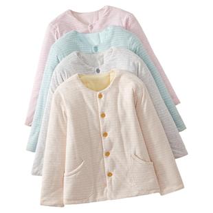 女士纯棉花棉袄 秋冬保暖夹棉内胆棉服 妈妈装加厚款居家外穿棉衣