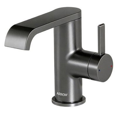 箭牌枪灰色七字面盆龙头