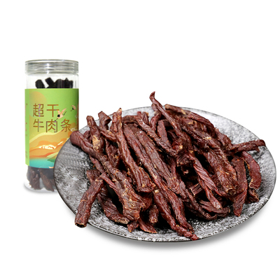 独伊佳原味自制桶装超干牛肉干