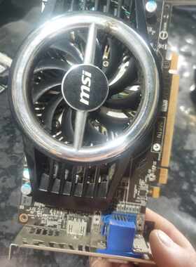 咨询后拍微星msi  hd6750 暴雪1G显卡，功能正常，无修