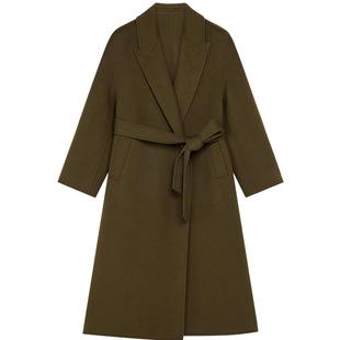 【100%绵羊毛】BLUE ERDOS冬季复古百搭全羊毛双面呢毛呢大衣外套