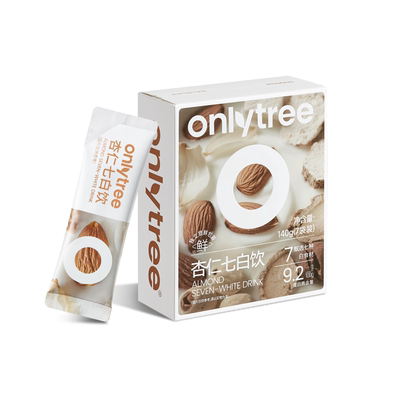 onlytree杏仁七白饮以白润白