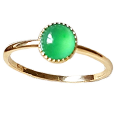 汉桑原创翡翠戒指镶嵌女玉戒指