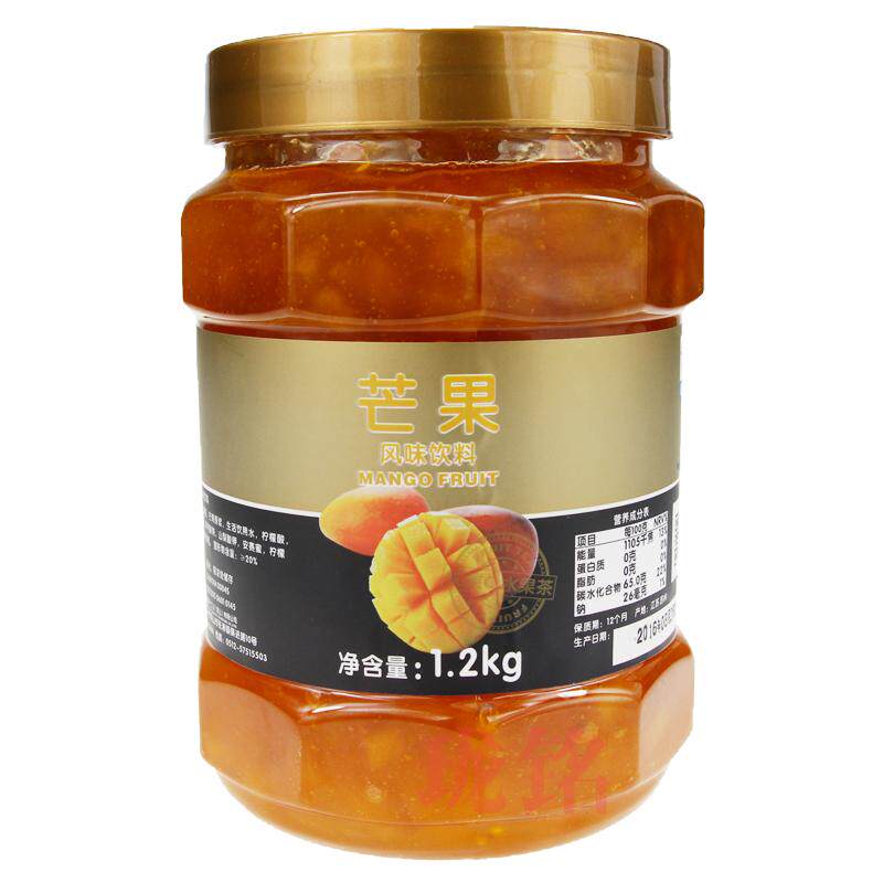 鲜活芒果茶酱原料1.2kg