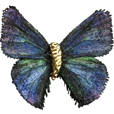 米小图胸针记 | 复古轻盈刺绣蝴蝶胸花高端精致时尚奢华别针1916