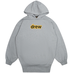 drew house secret字母印花连帽宽松长版型卫衣男女同款卫衣