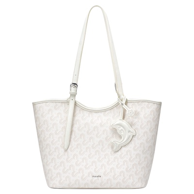 NU纽芝兰海豚托特包2026女士新款大容量单肩包上班通勤上课手提包