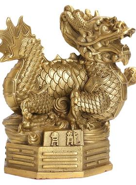 黄铜四大神兽客厅摆件店铺礼品