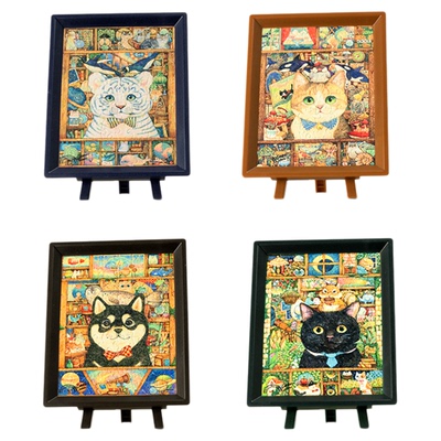 3djp萌宠插画系列迷你拼图80片