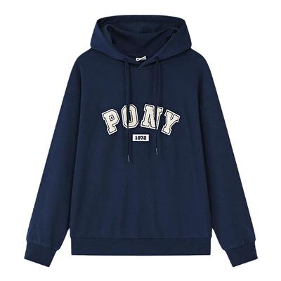 波尼连帽宽松休闲百搭卫衣