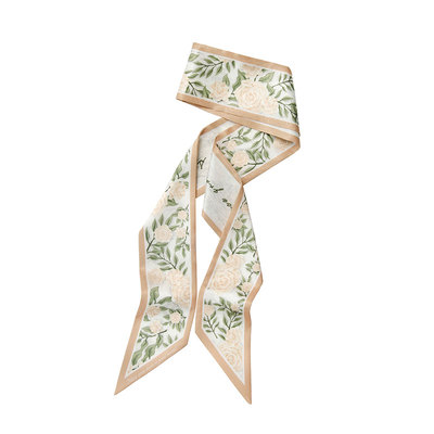 Date35th日系栀子花女丝巾